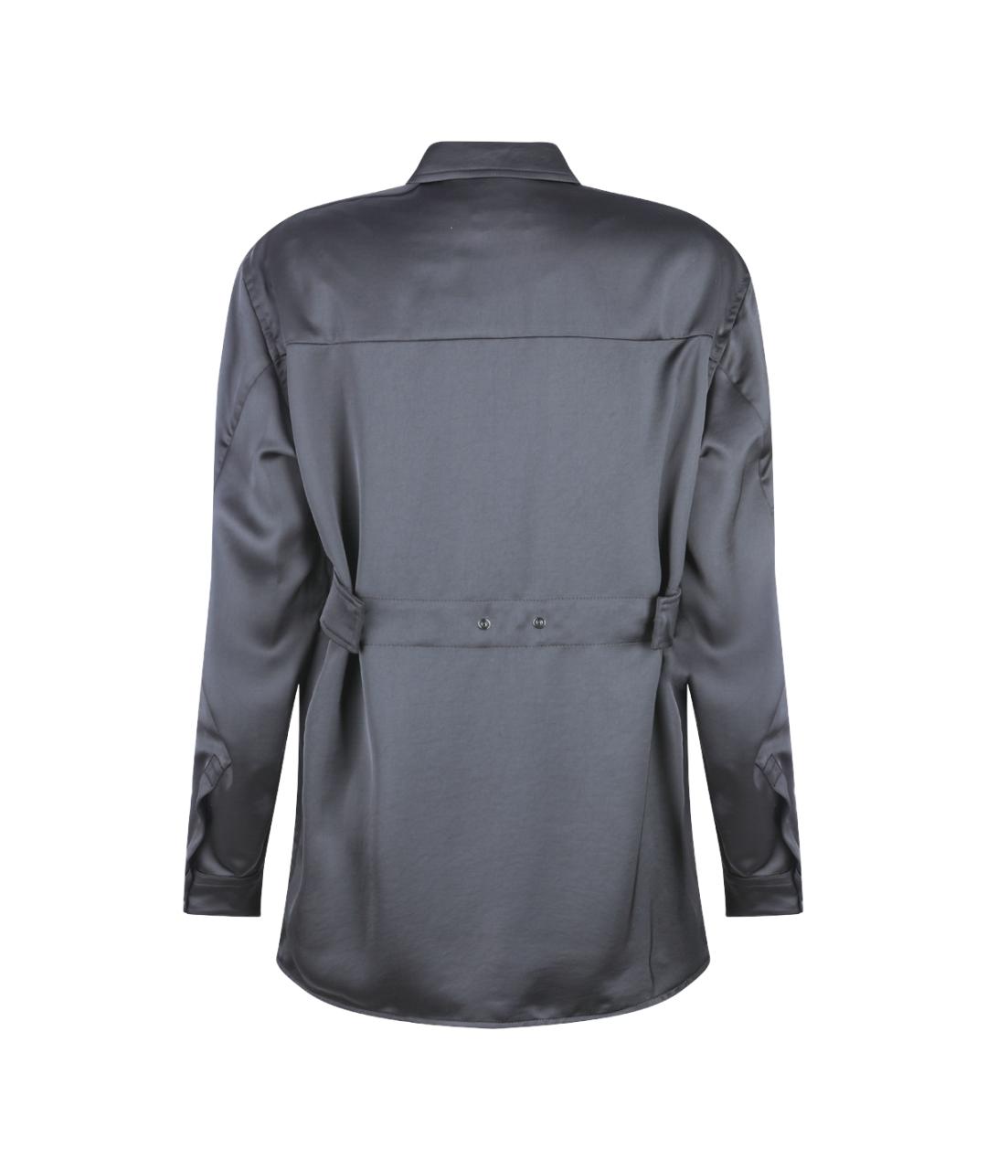 MONCLER Черная полиэстеровая рубашка, фото 2