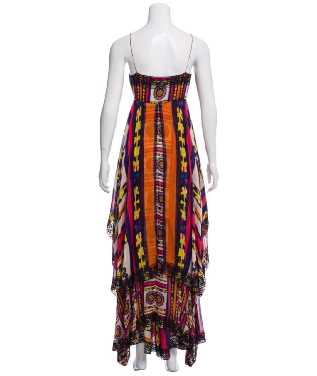 DIANE VON FURSTENBERG Мульти шелковое повседневное платье, фото 3