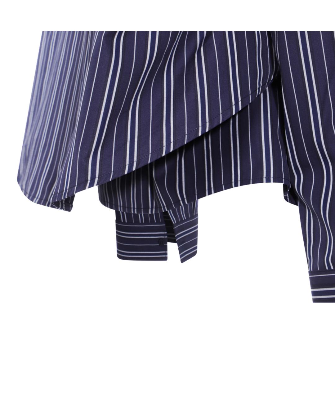 BALENCIAGA Синяя хлопковая рубашка, фото 5