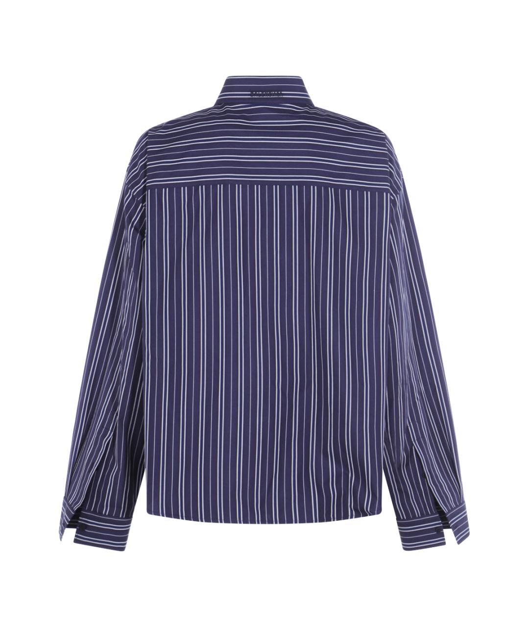 BALENCIAGA Синяя хлопковая рубашка, фото 2