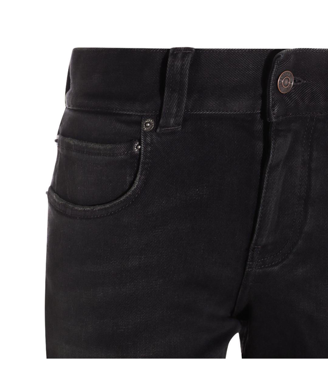 BALENCIAGA Черные хлопковые джинсы клеш, фото 3