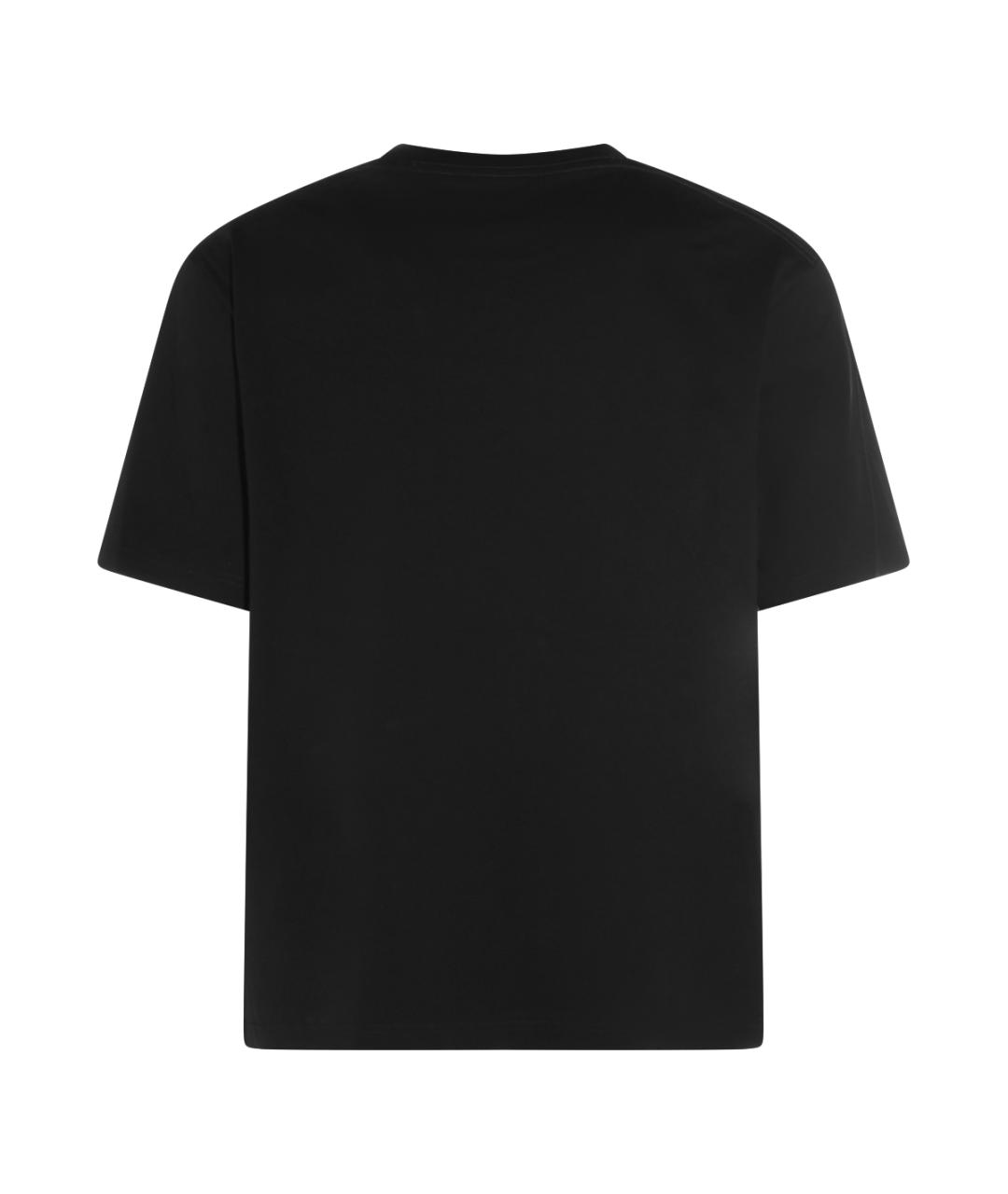 CANADA GOOSE Черная хлопковая футболка, фото 2