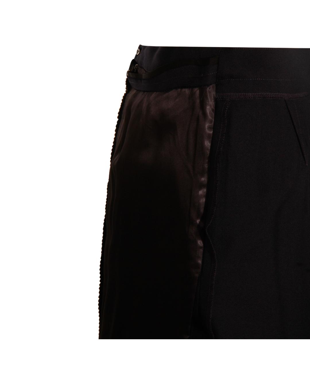 MAISON MARGIELA Темно-синяя хлопковая юбка миди, фото 3