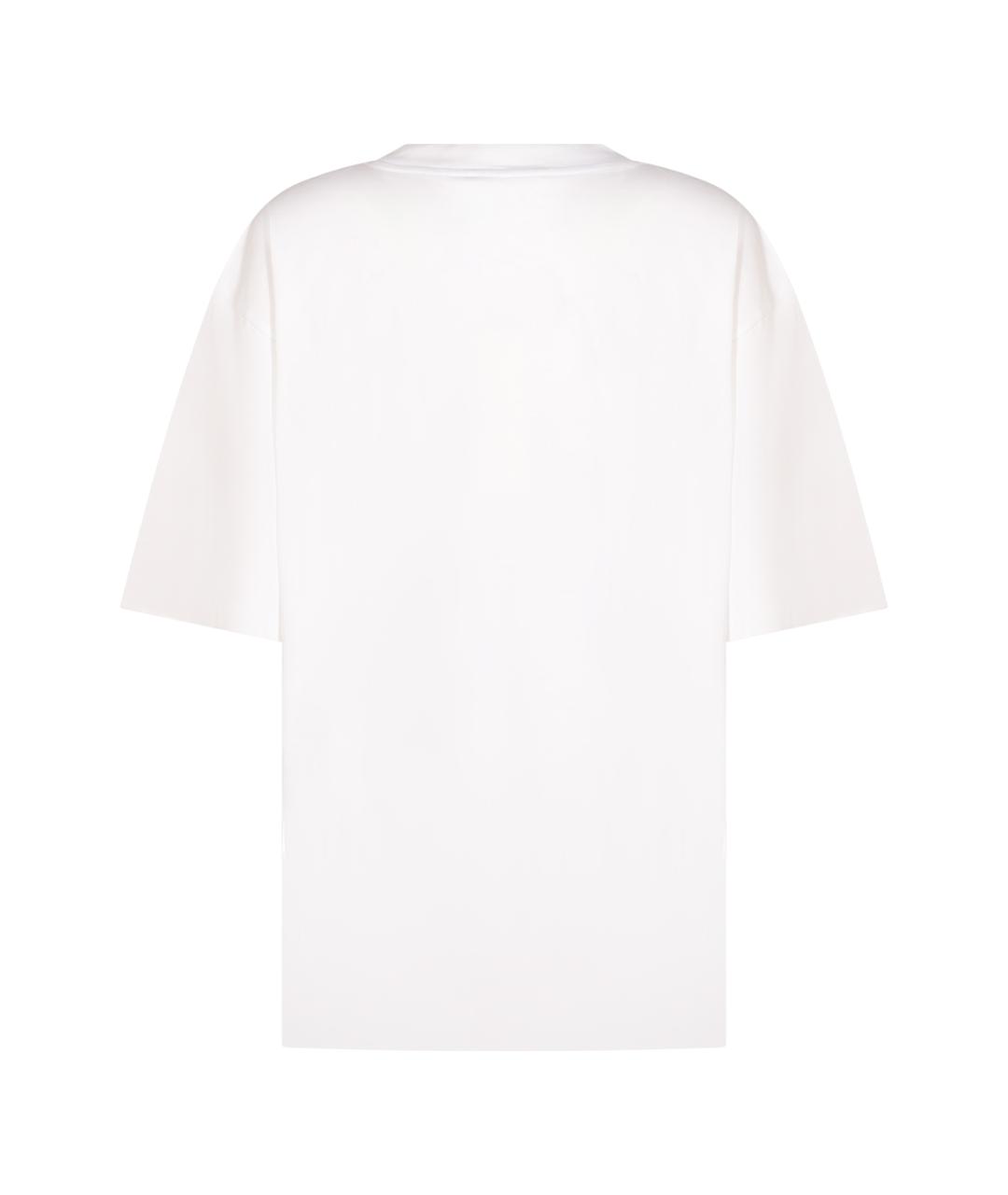 MARNI Белая хлопковая футболка, фото 2