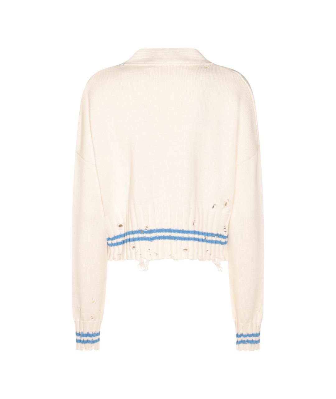 MARNI Белый хлопковый джемпер / свитер, фото 2