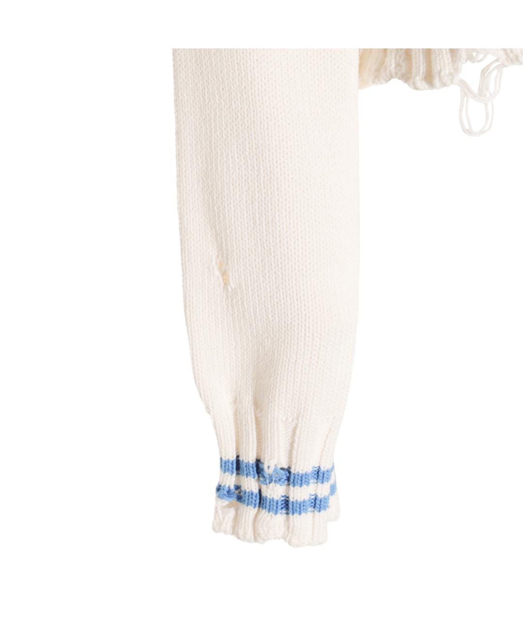 MARNI Белый хлопковый джемпер / свитер, фото 4