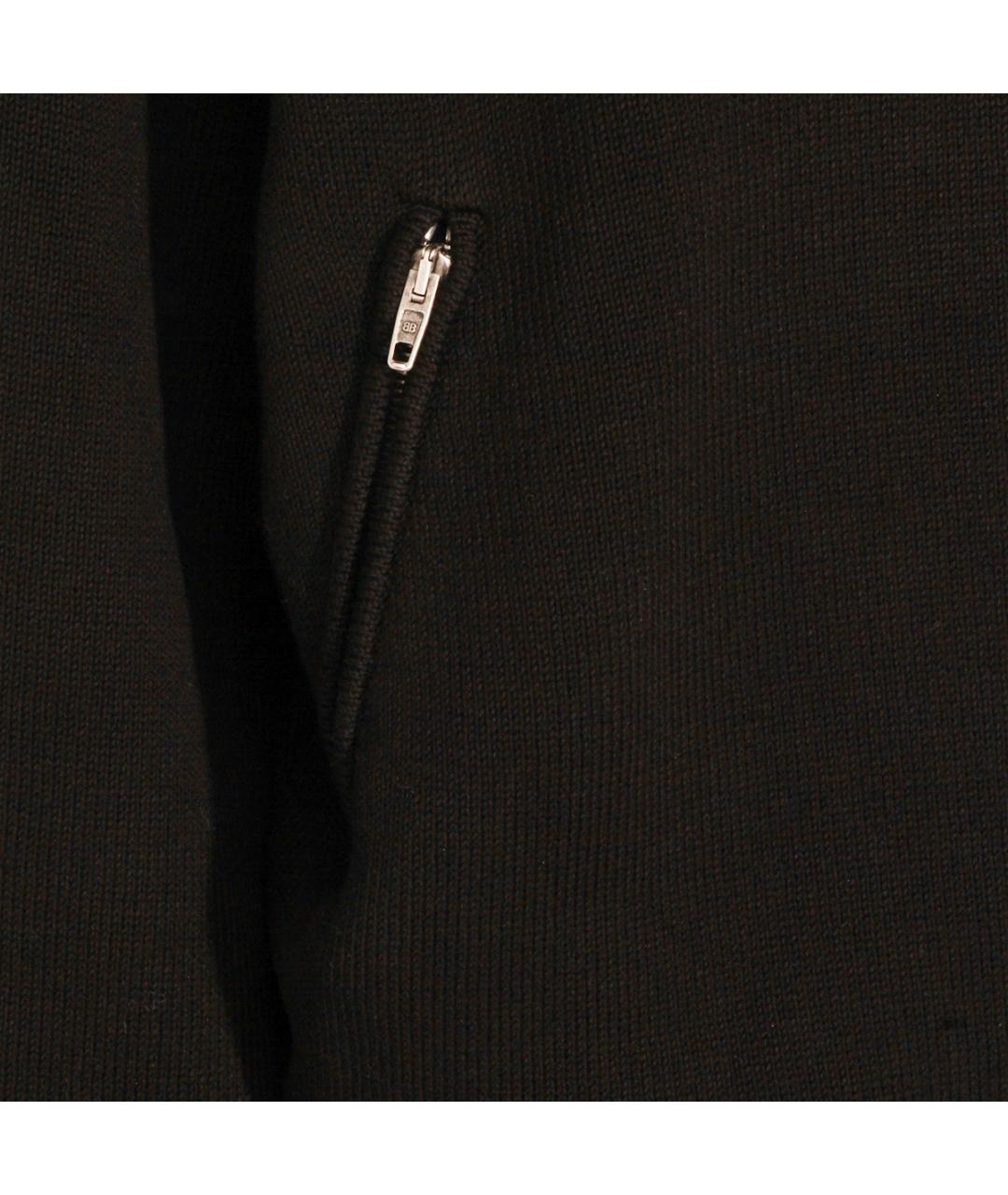 BALENCIAGA Черный хлопковый джемпер / свитер, фото 3