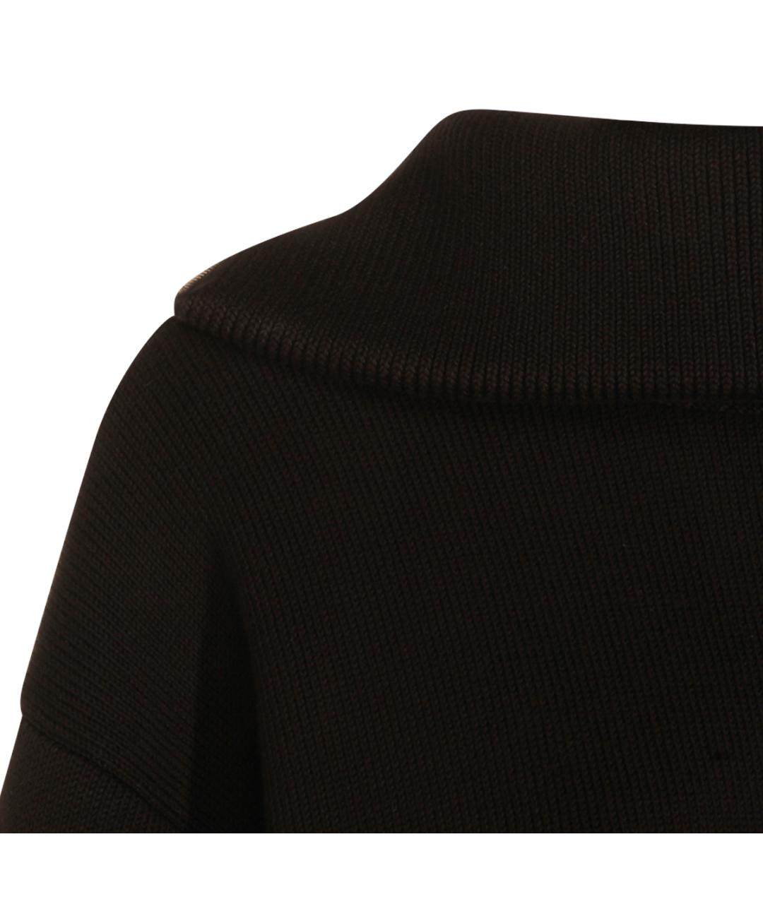 BALENCIAGA Черный хлопковый джемпер / свитер, фото 4