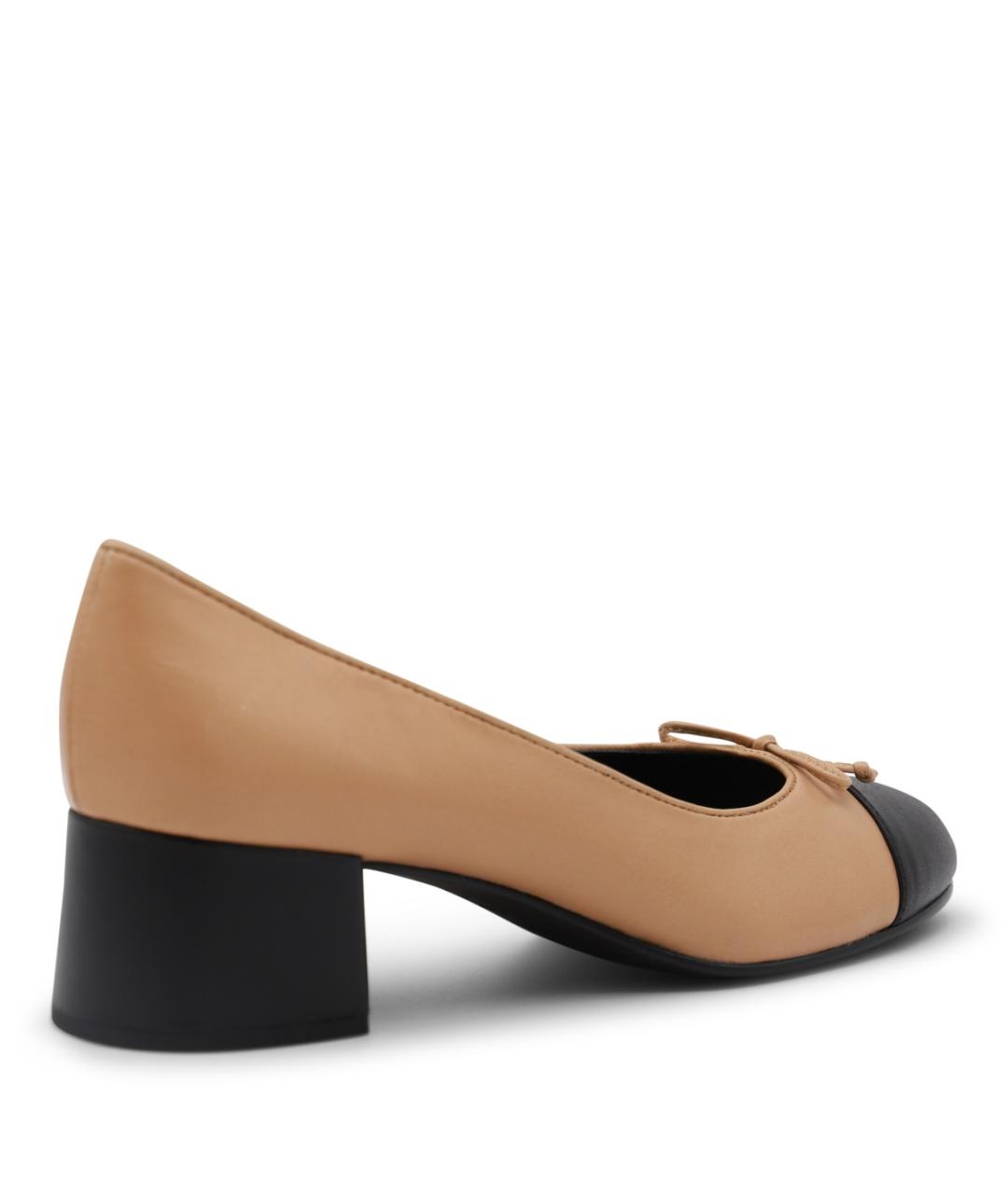 TORY BURCH Коричневые кожаные туфли, фото 3