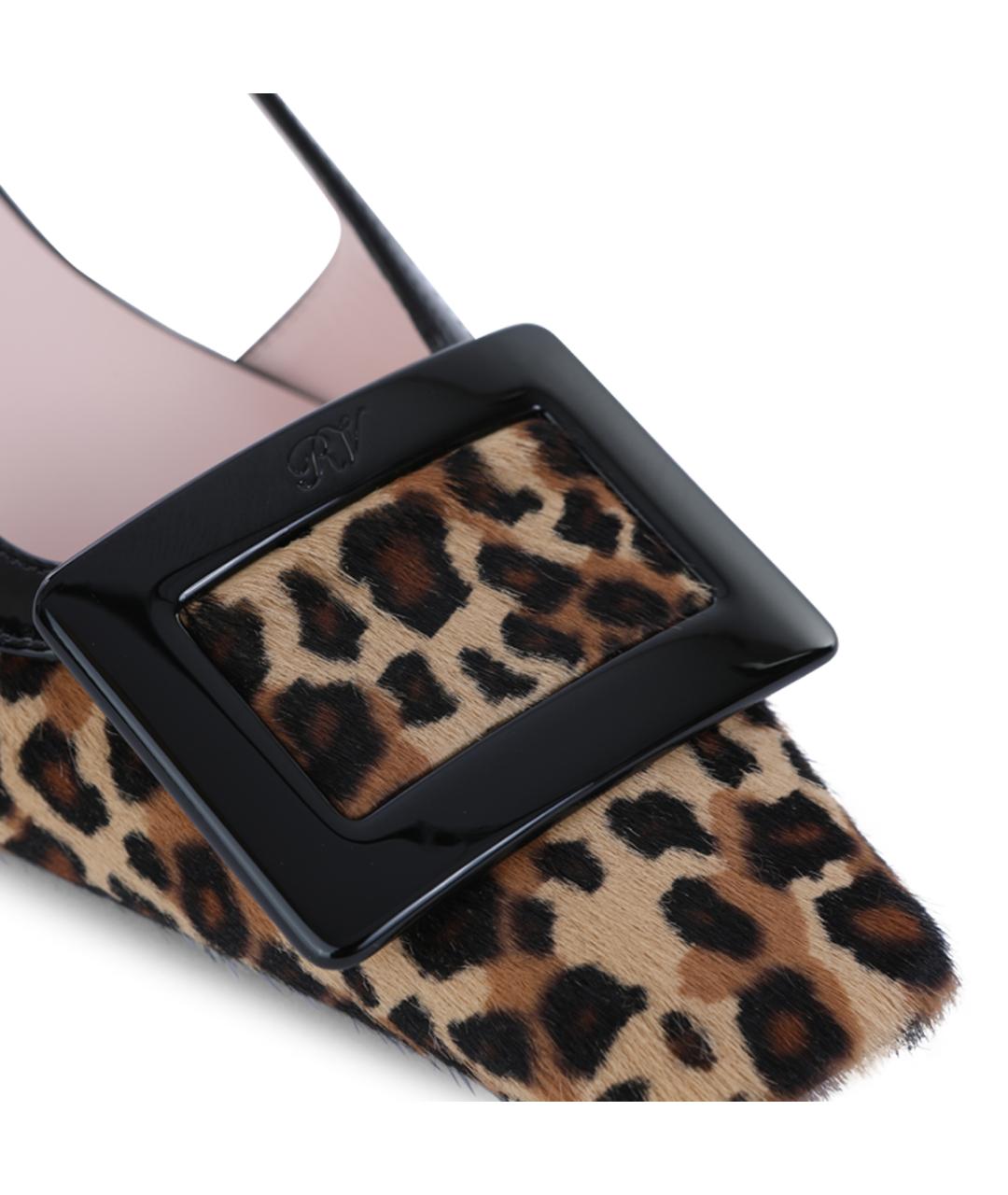 ROGER VIVIER Мульти кожаные туфли, фото 4