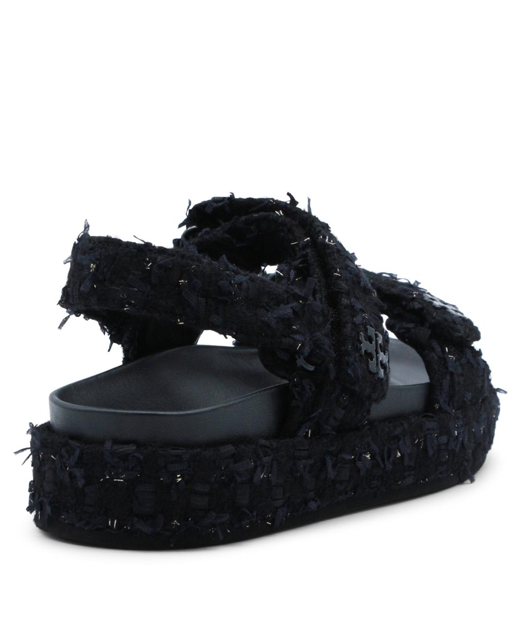 TORY BURCH Темно-синие босоножки, фото 3