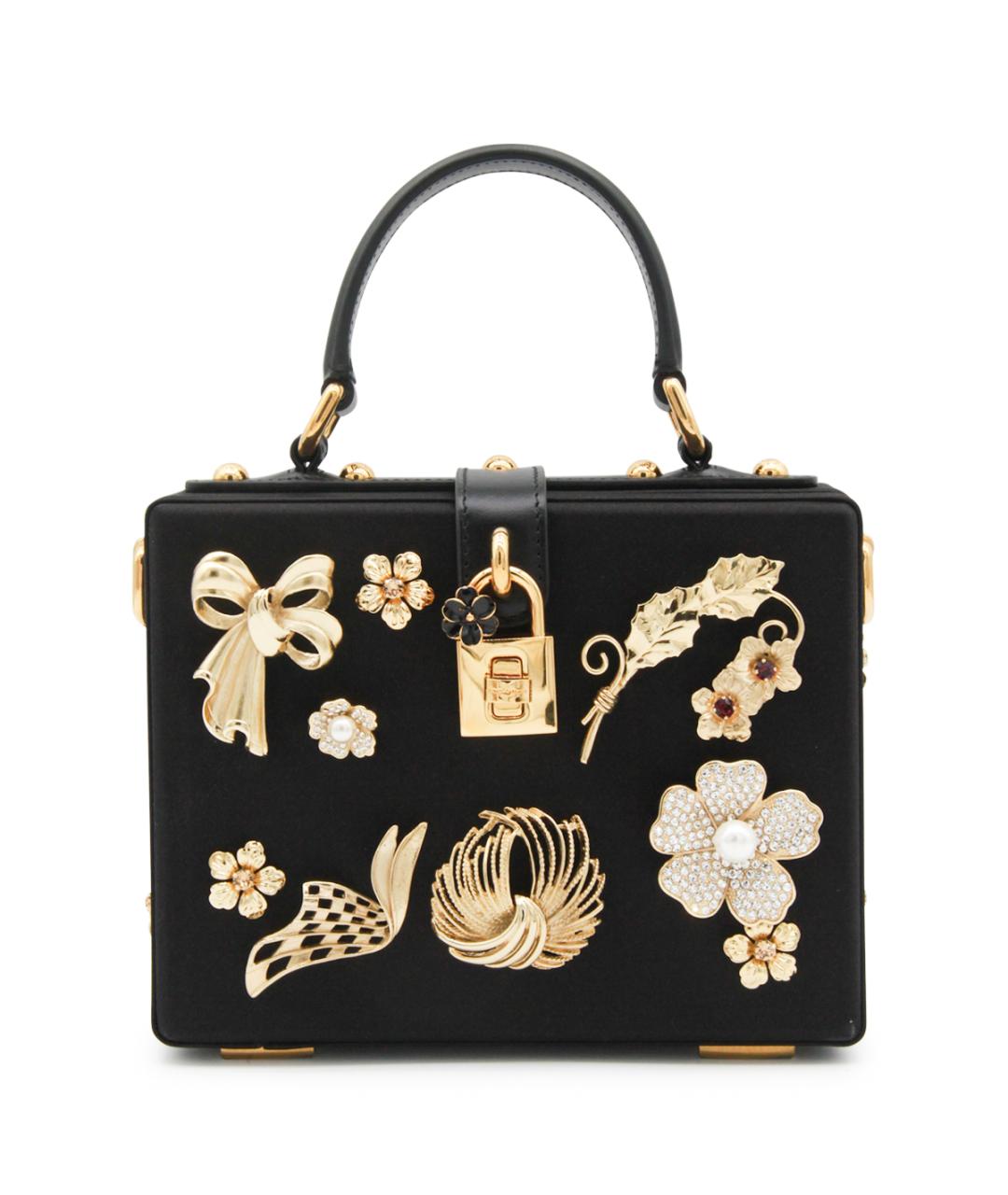 DOLCE&GABBANA Черная сумка тоут, фото 1