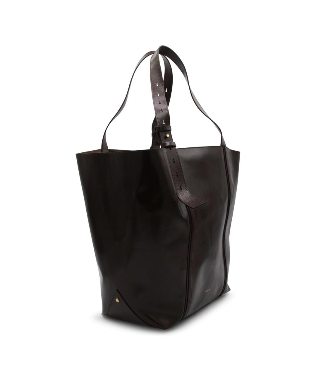 GOLDEN GOOSE DELUXE BRAND Коричневая хлопковая сумка тоут, фото 2