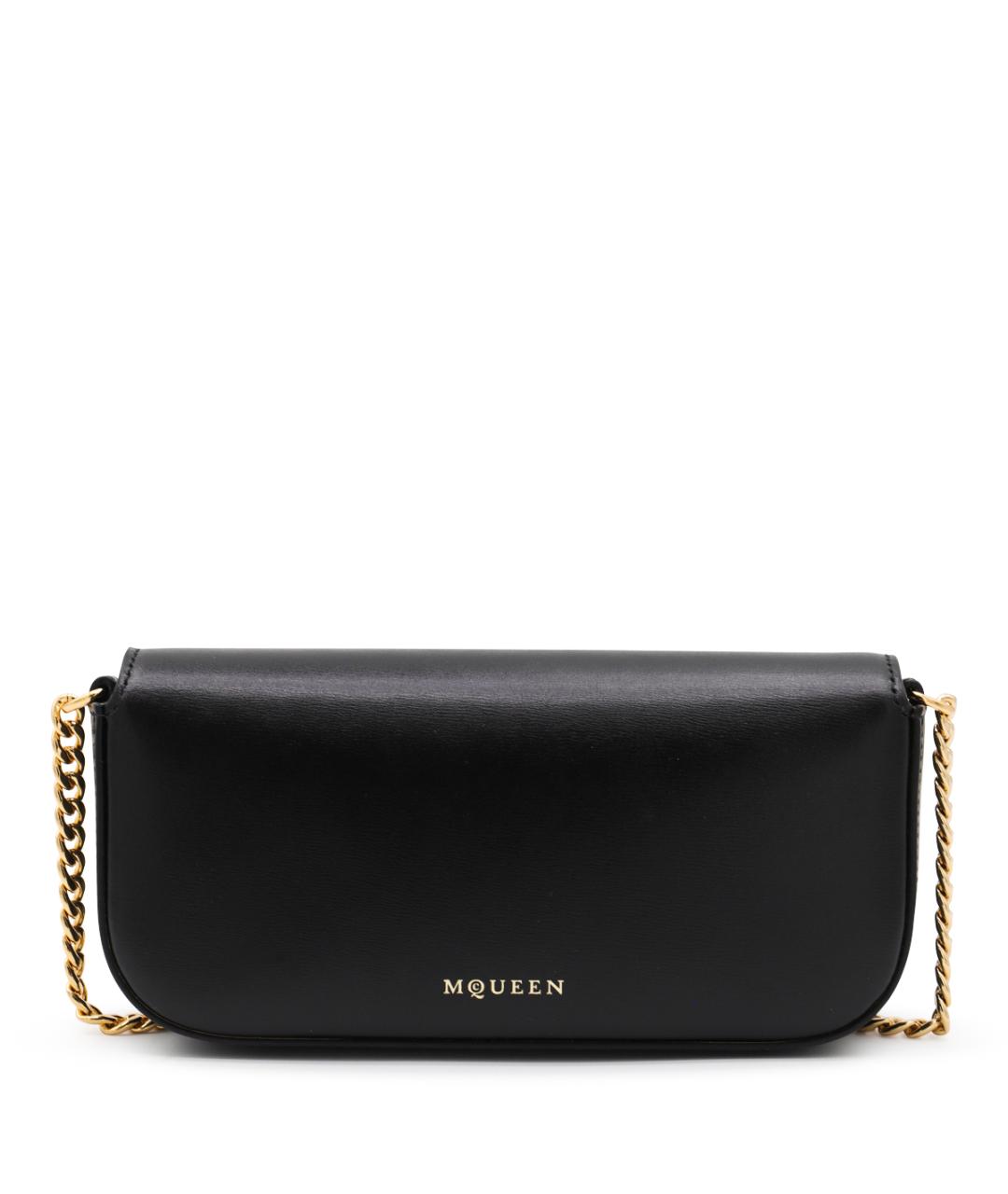 ALEXANDER MCQUEEN Черная сумка через плечо, фото 3