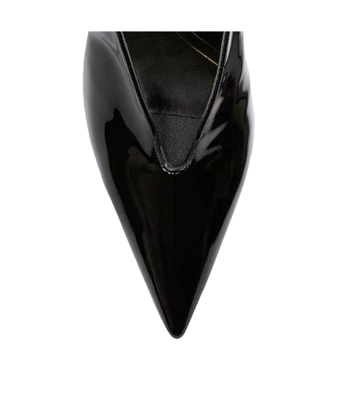 GUCCI Черные туфли из лакированной кожи, фото 3