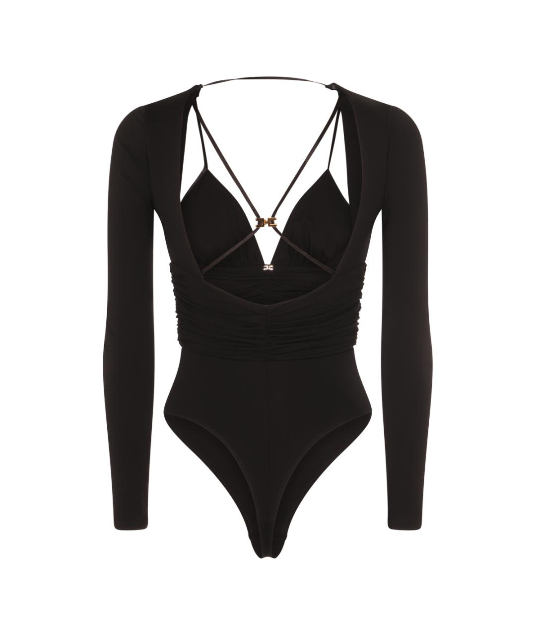 ELISABETTA FRANCHI Черное боди, фото 2