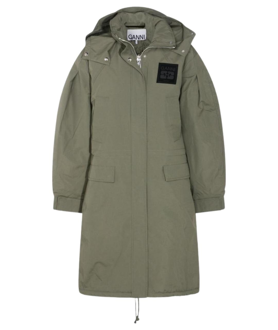 GANNI Зеленые пальто, фото 1