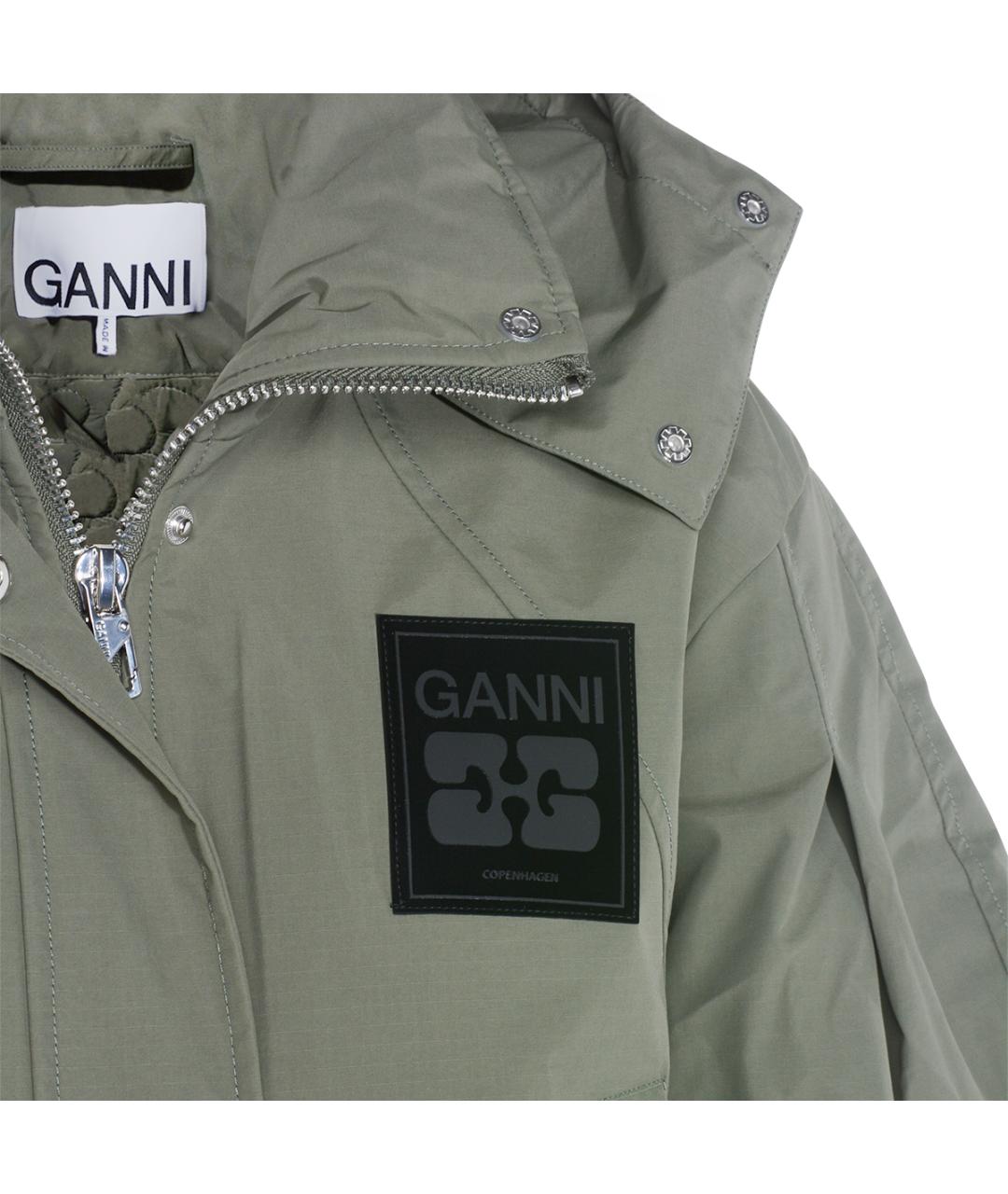 GANNI Зеленые пальто, фото 3