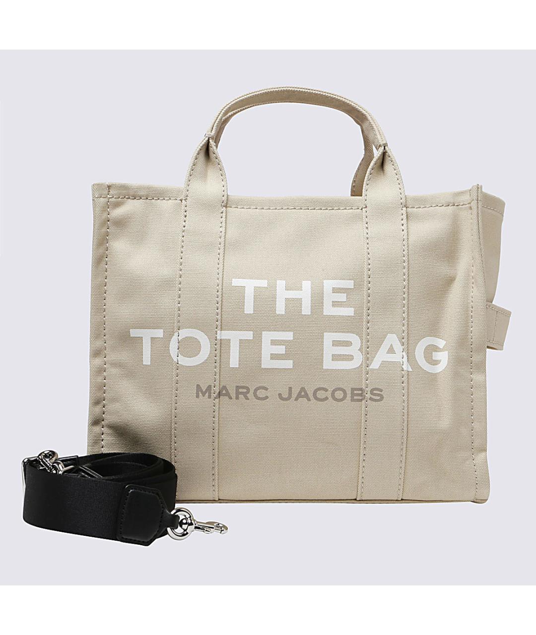 MARC JACOBS Бежевая хлопковая сумка тоут, фото 2