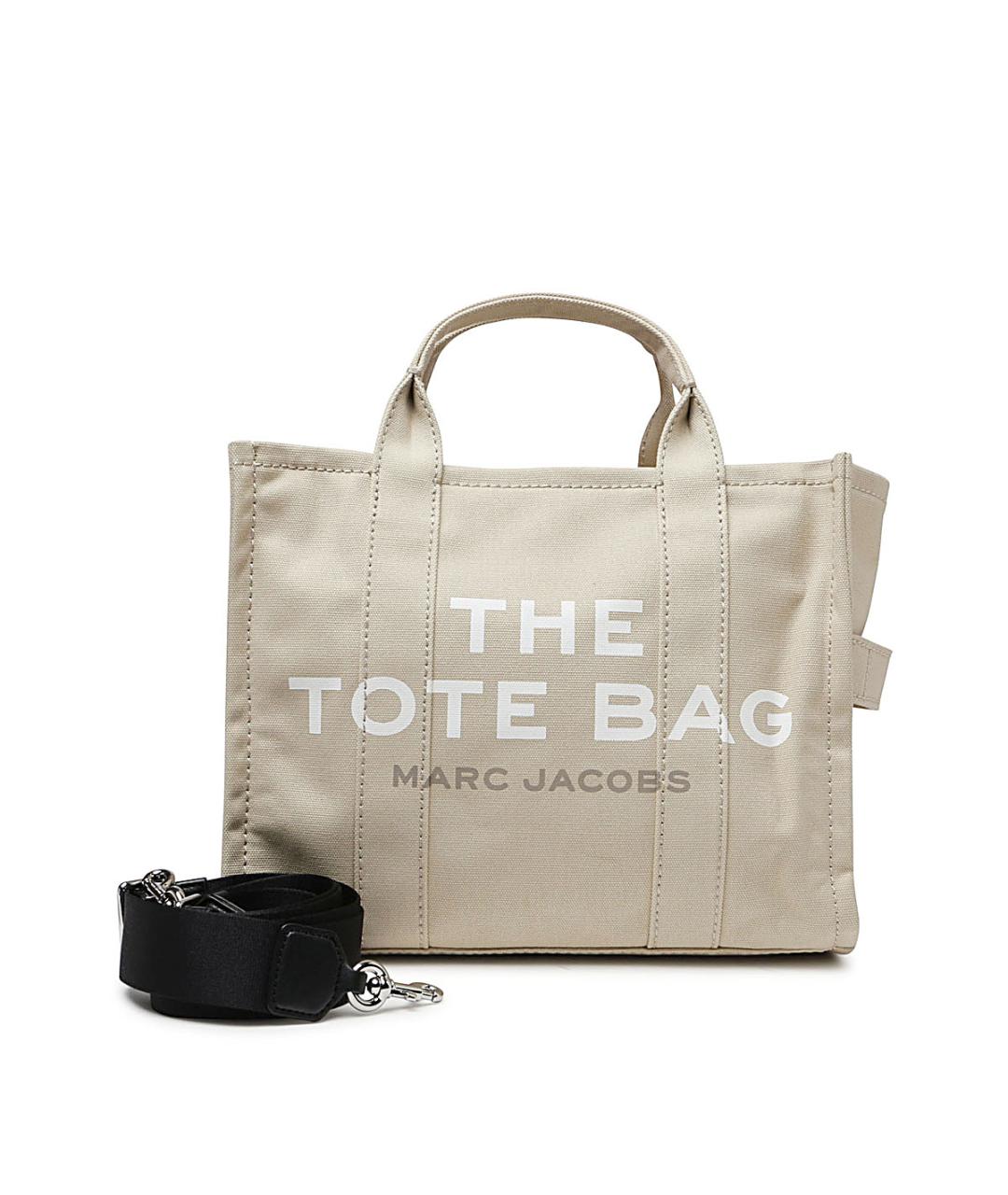 MARC JACOBS Бежевая хлопковая сумка тоут, фото 1