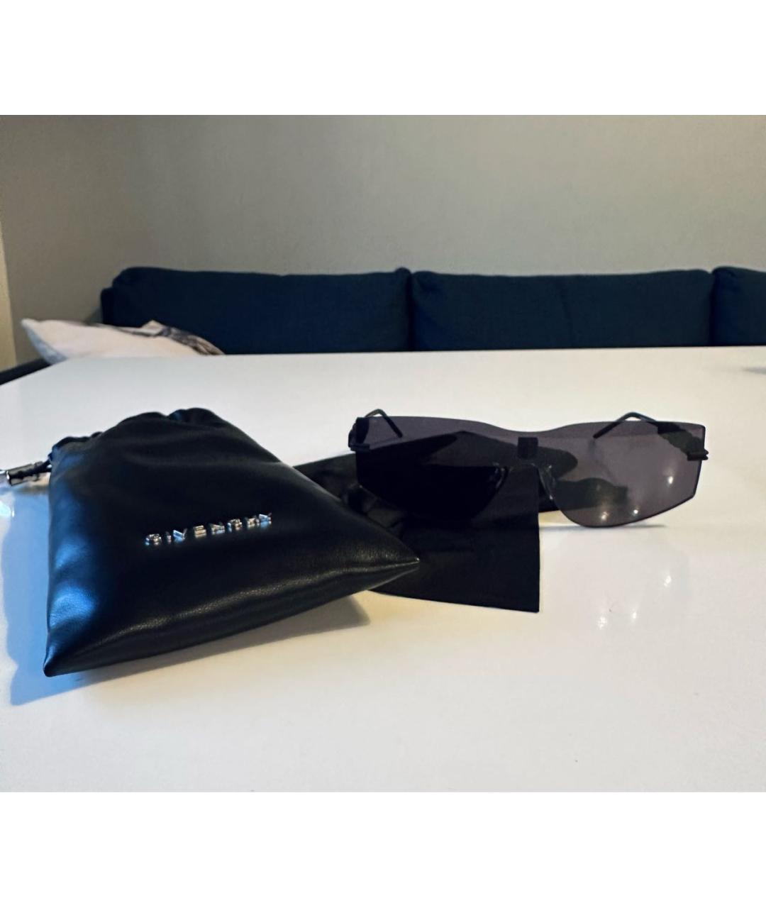 GIVENCHY Черные пластиковые солнцезащитные очки, фото 4