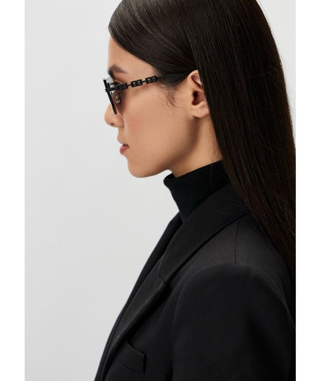 GIVENCHY Черные пластиковые солнцезащитные очки, фото 8