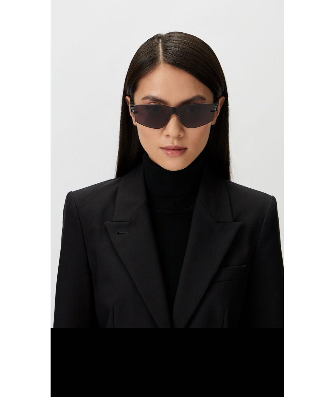 GIVENCHY Черные пластиковые солнцезащитные очки, фото 7