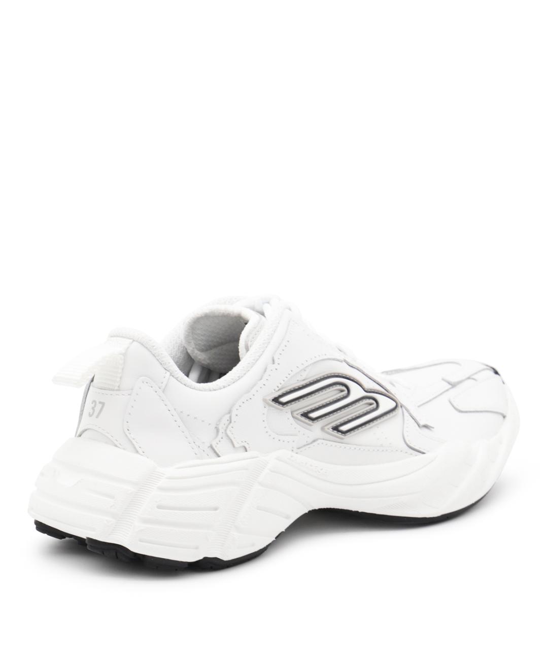 BALENCIAGA Белые текстильные кроссовки, фото 3