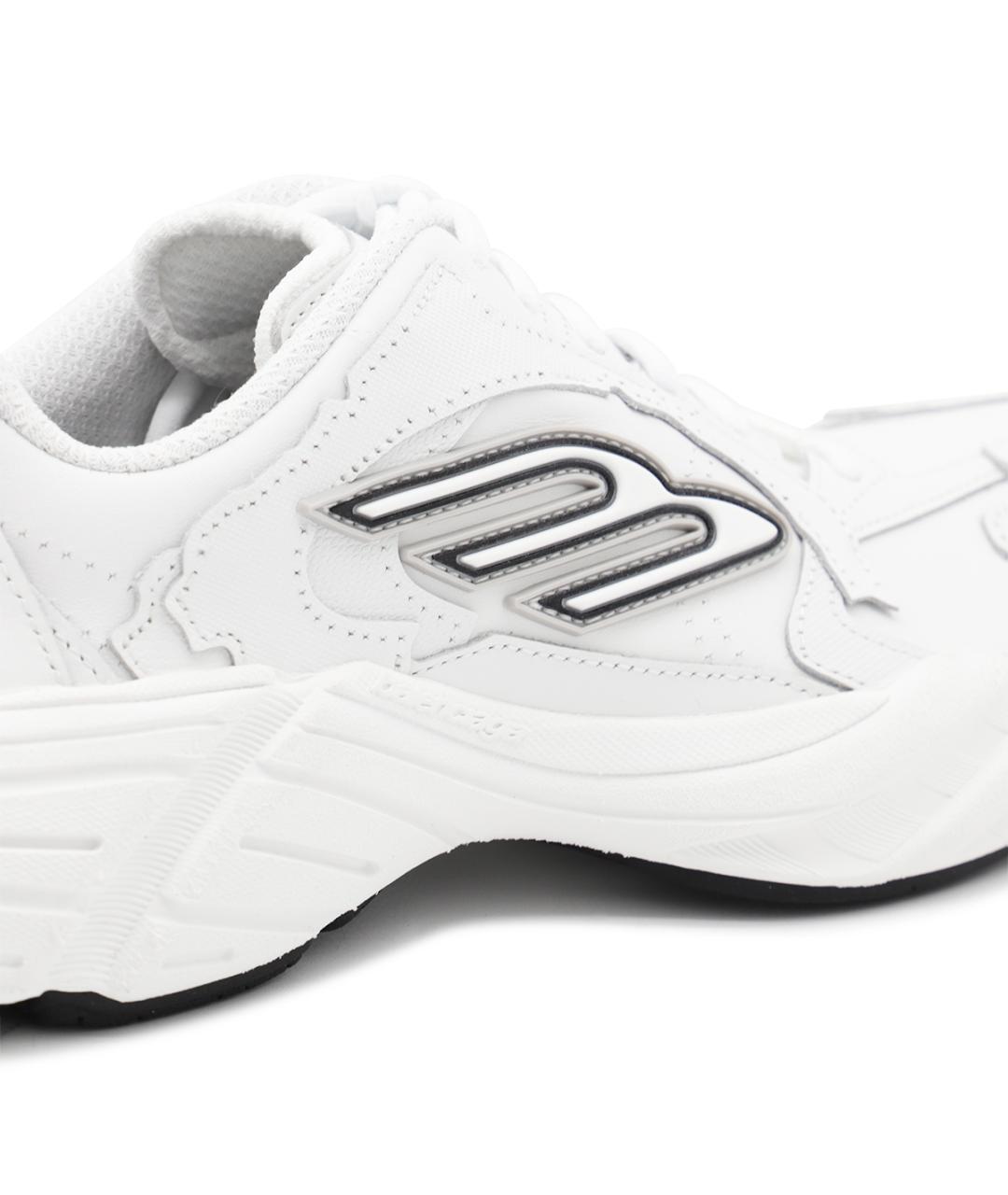 BALENCIAGA Белые текстильные кроссовки, фото 4