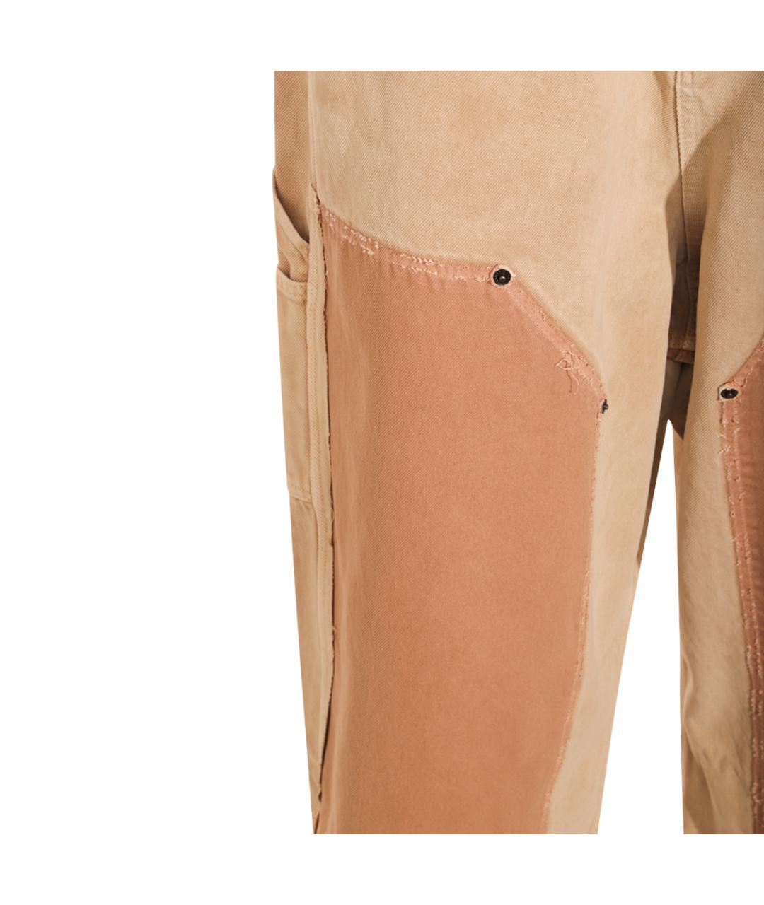 BALENCIAGA Бежевые хлопковые повседневные брюки, фото 4