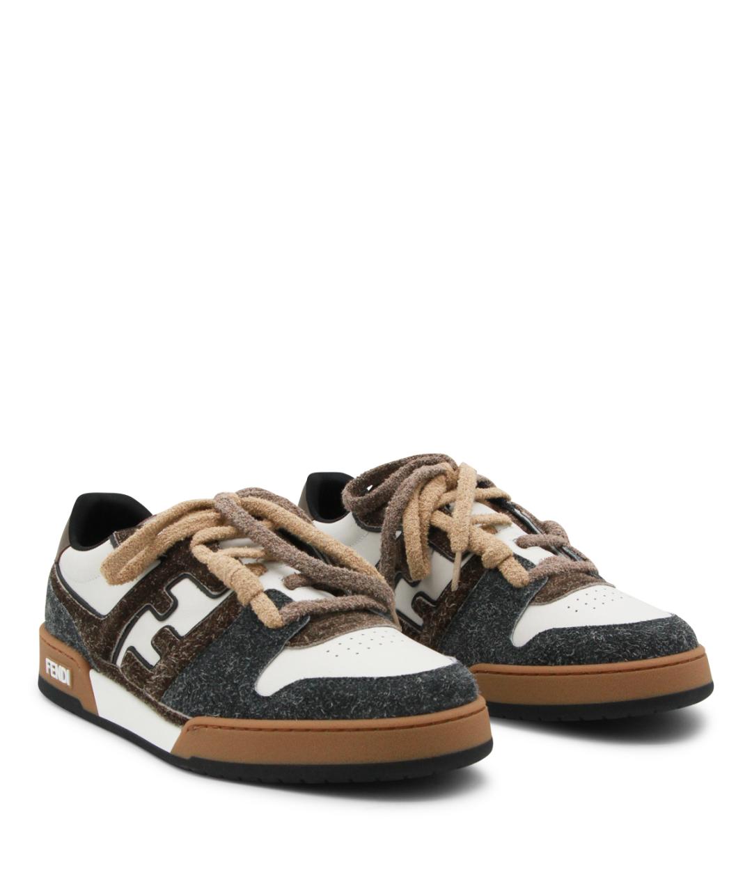 FENDI Мульти низкие кроссовки / кеды, фото 2