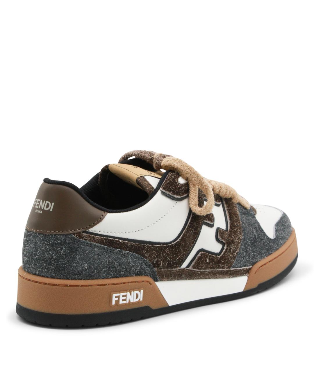 FENDI Мульти низкие кроссовки / кеды, фото 3