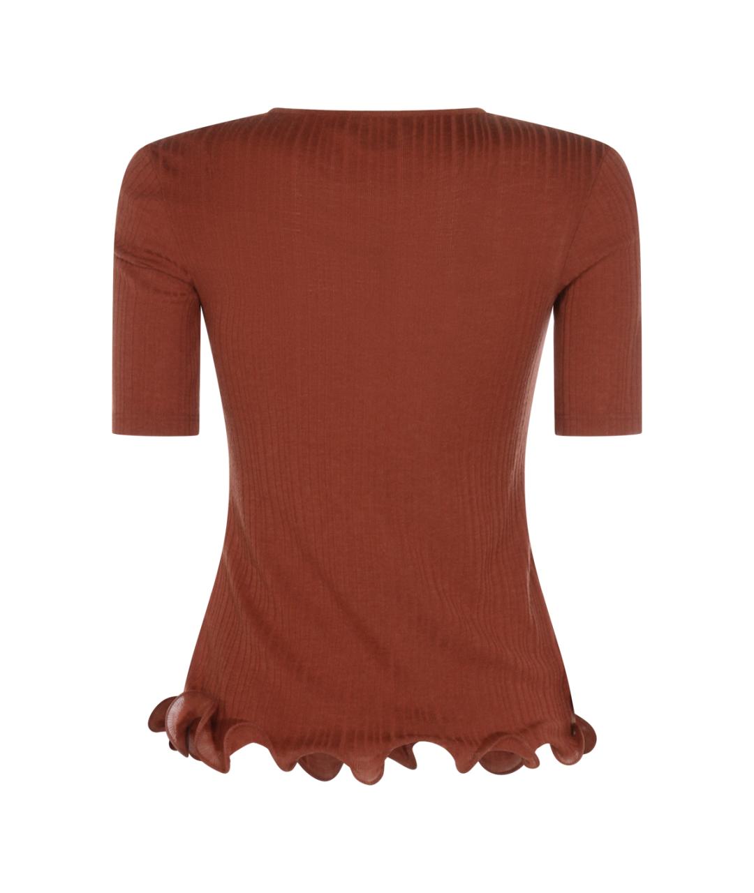 FENDI Красный шерстяной джемпер / свитер, фото 2