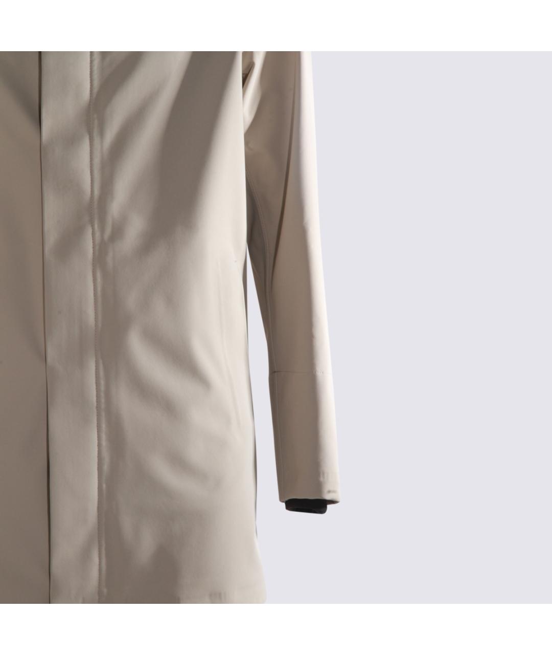 K-WAY Бежевая полиамидовая куртка, фото 4