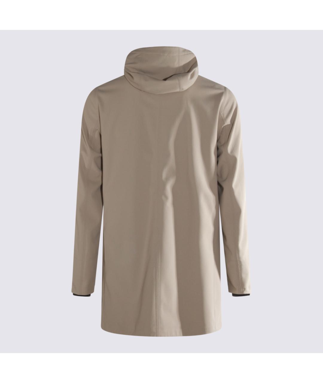 K-WAY Бежевая полиамидовая куртка, фото 2