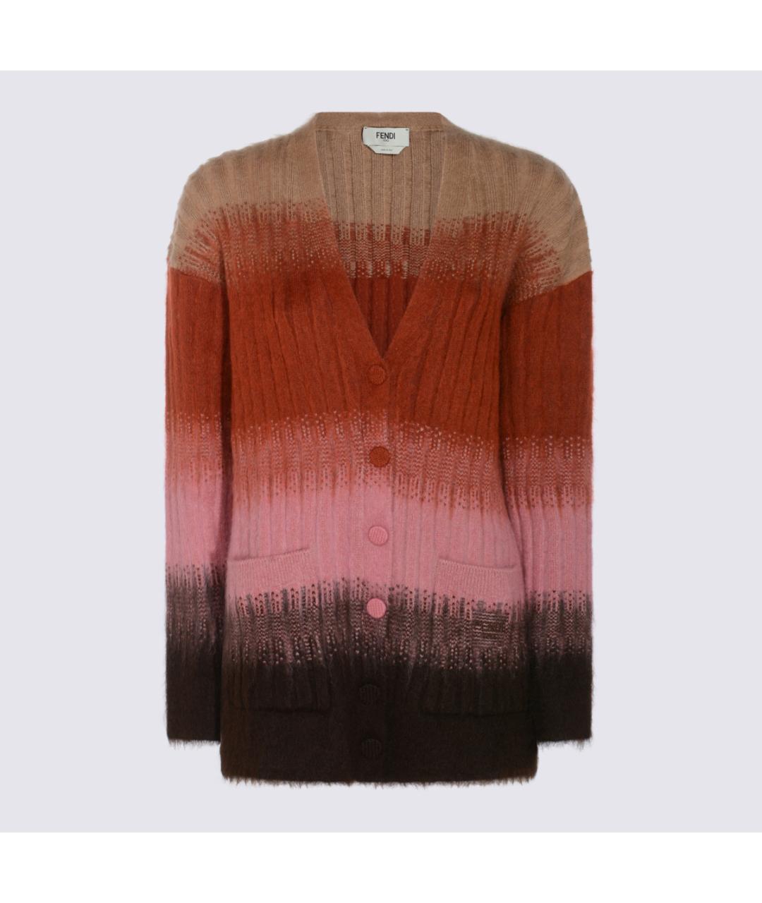 FENDI Мульти шерстяной кардиган, фото 2