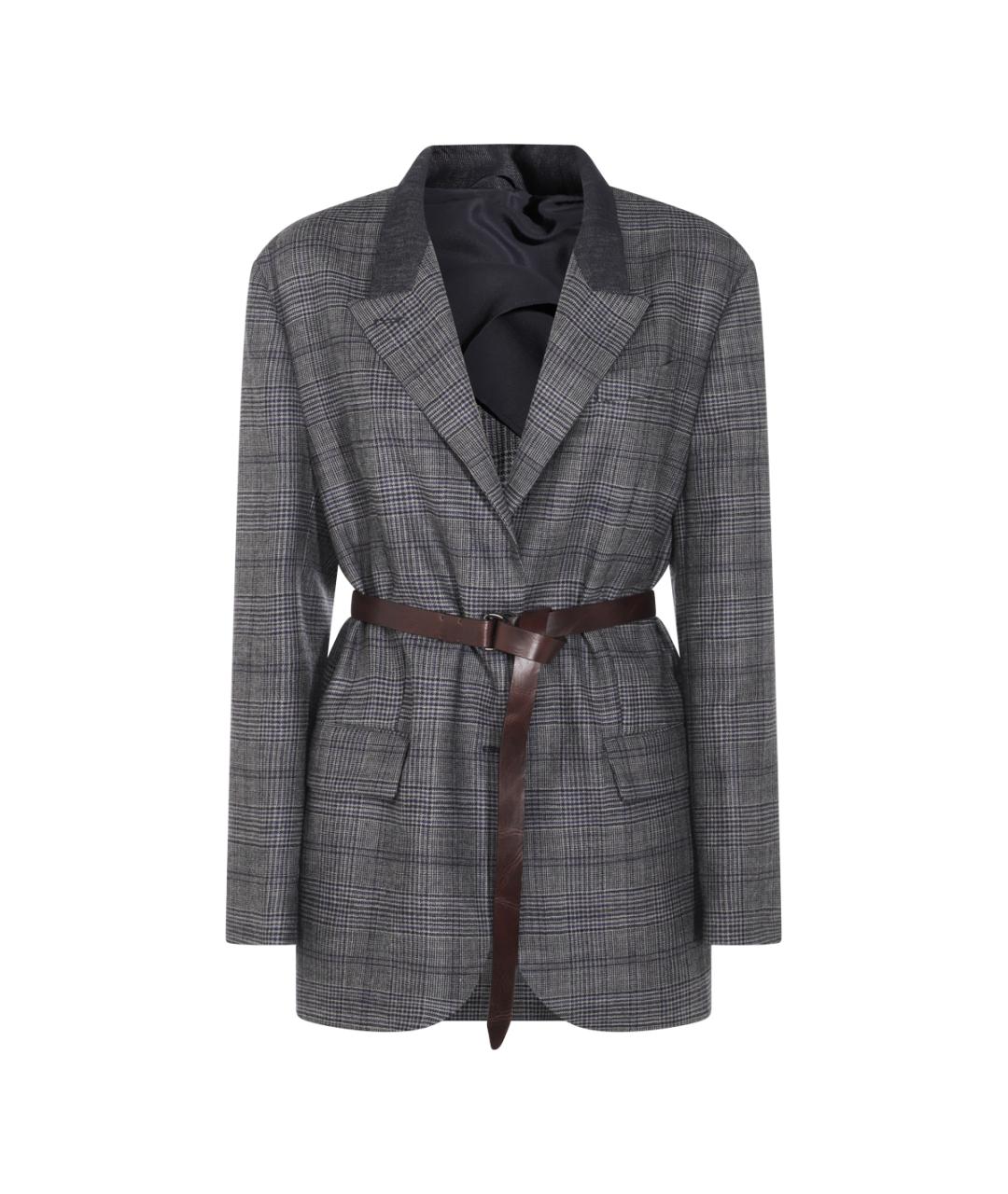 BRUNELLO CUCINELLI Мульти шерстяной жакет/пиджак, фото 1