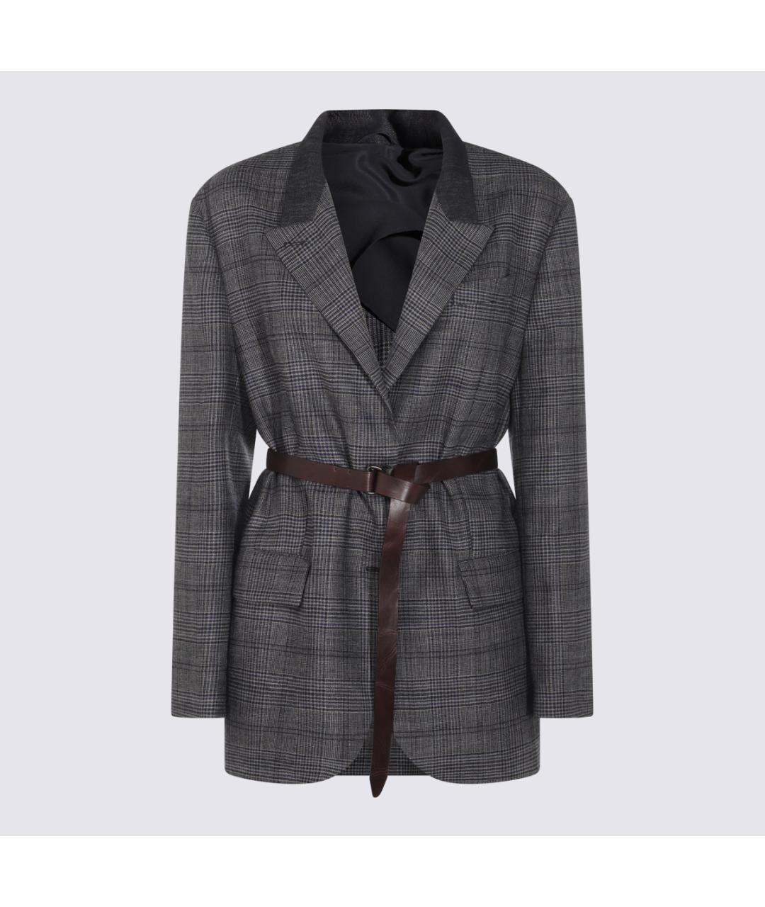 BRUNELLO CUCINELLI Мульти шерстяной жакет/пиджак, фото 2