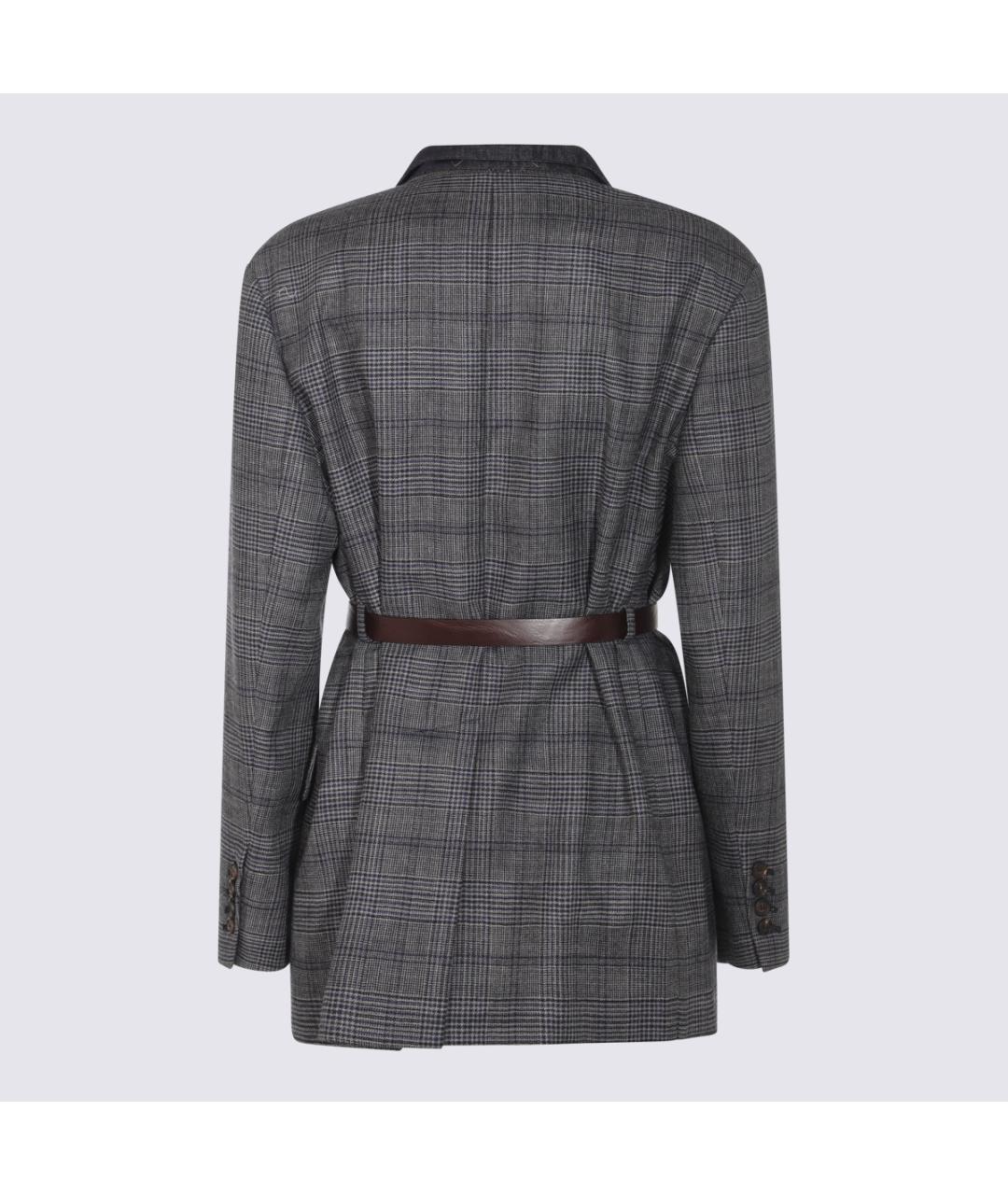 BRUNELLO CUCINELLI Мульти шерстяной жакет/пиджак, фото 3