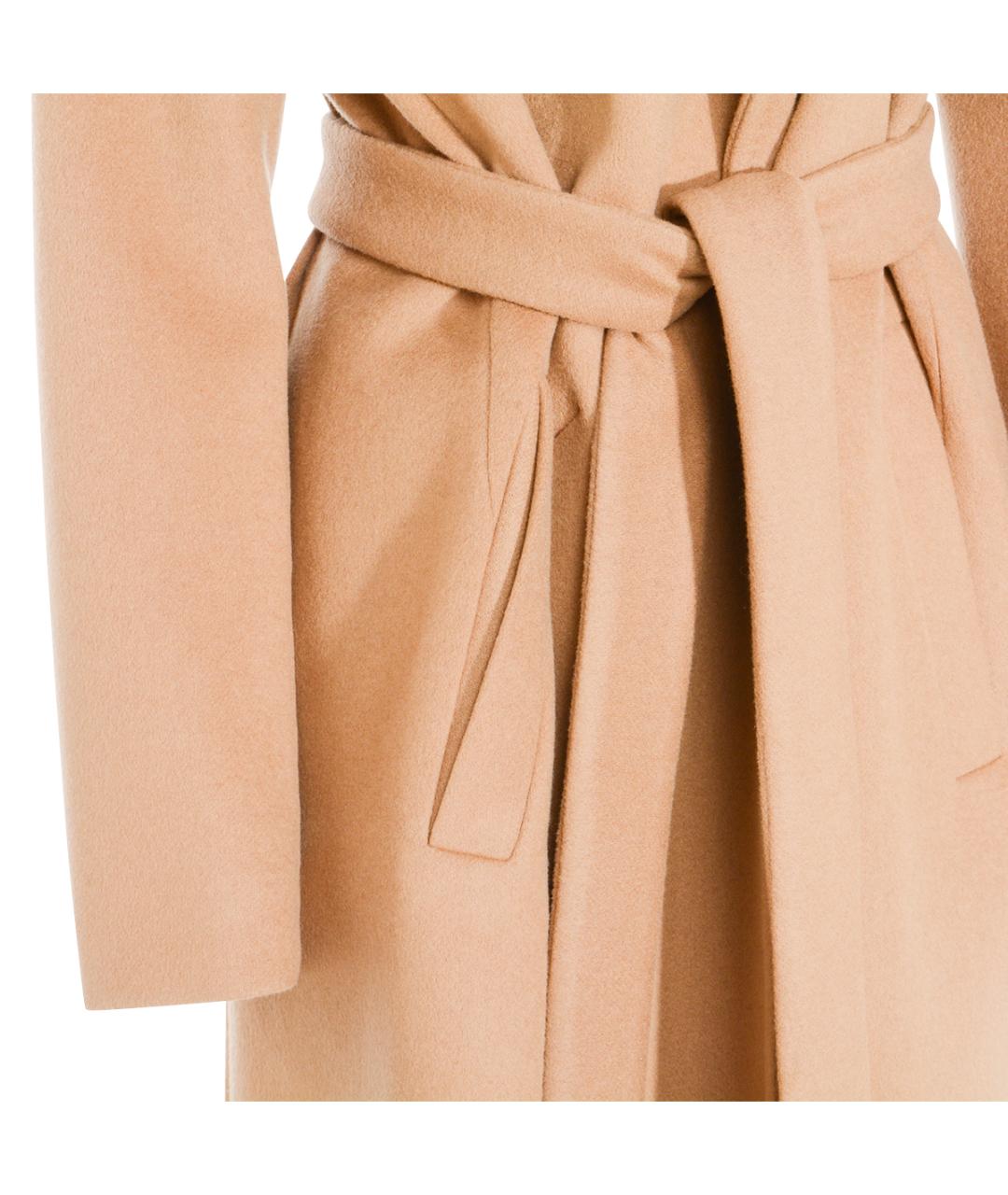 HERNO Бежевое шерстяное пальто, фото 3