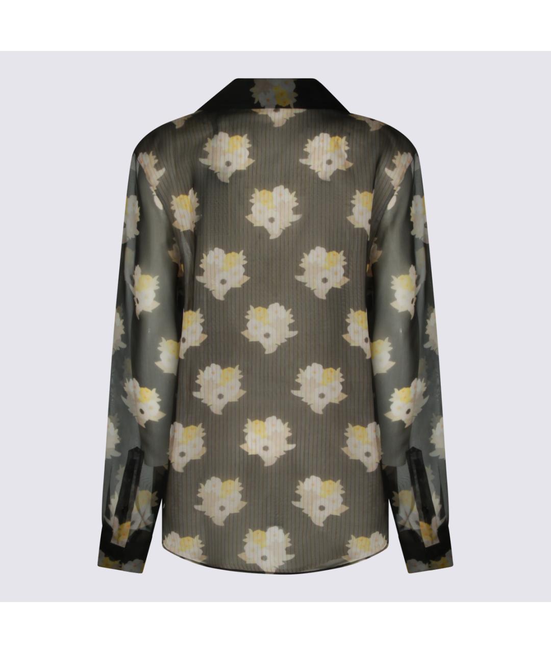 FENDI Мульти шелковая кэжуал рубашка, фото 3