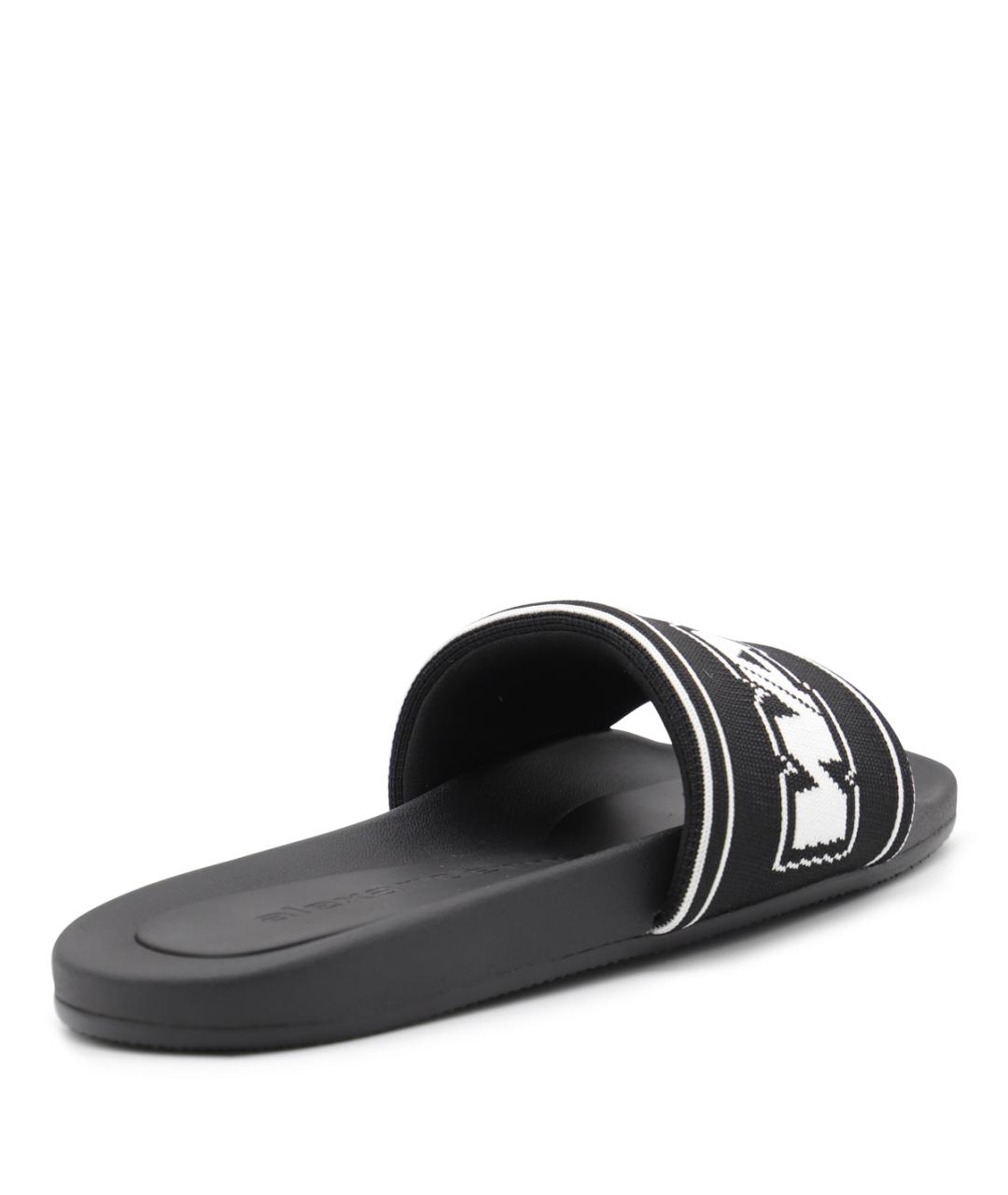 ALEXANDER WANG Черные резиновые шлепанцы, фото 3