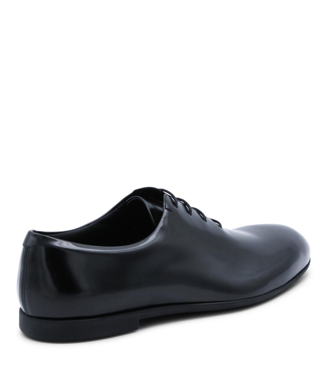 JIL SANDER Черные кожаные туфли, фото 3