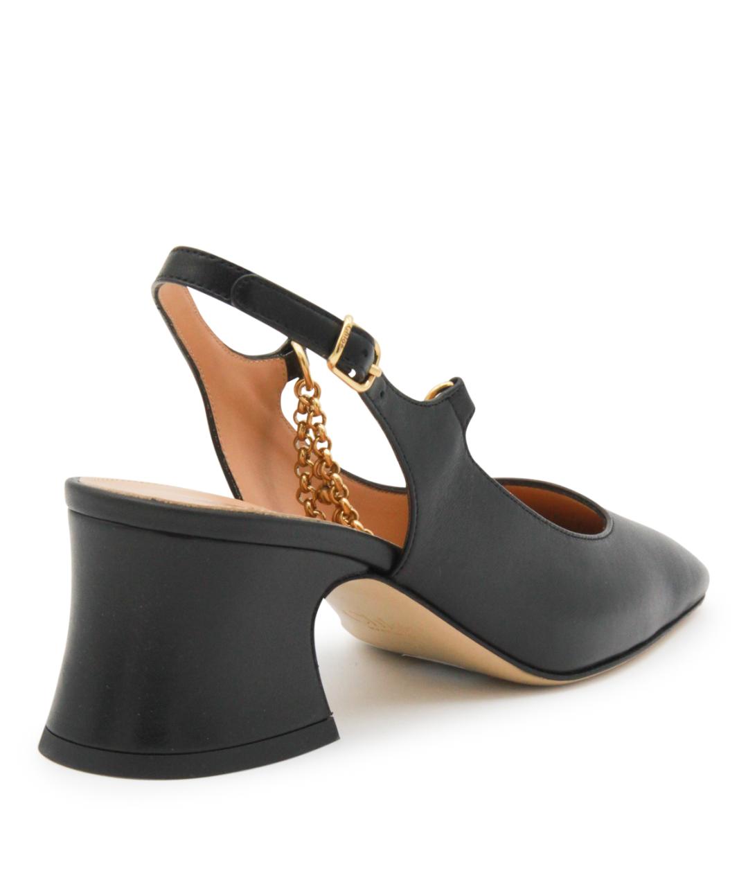 CHLOE Черные кожаные туфли, фото 3