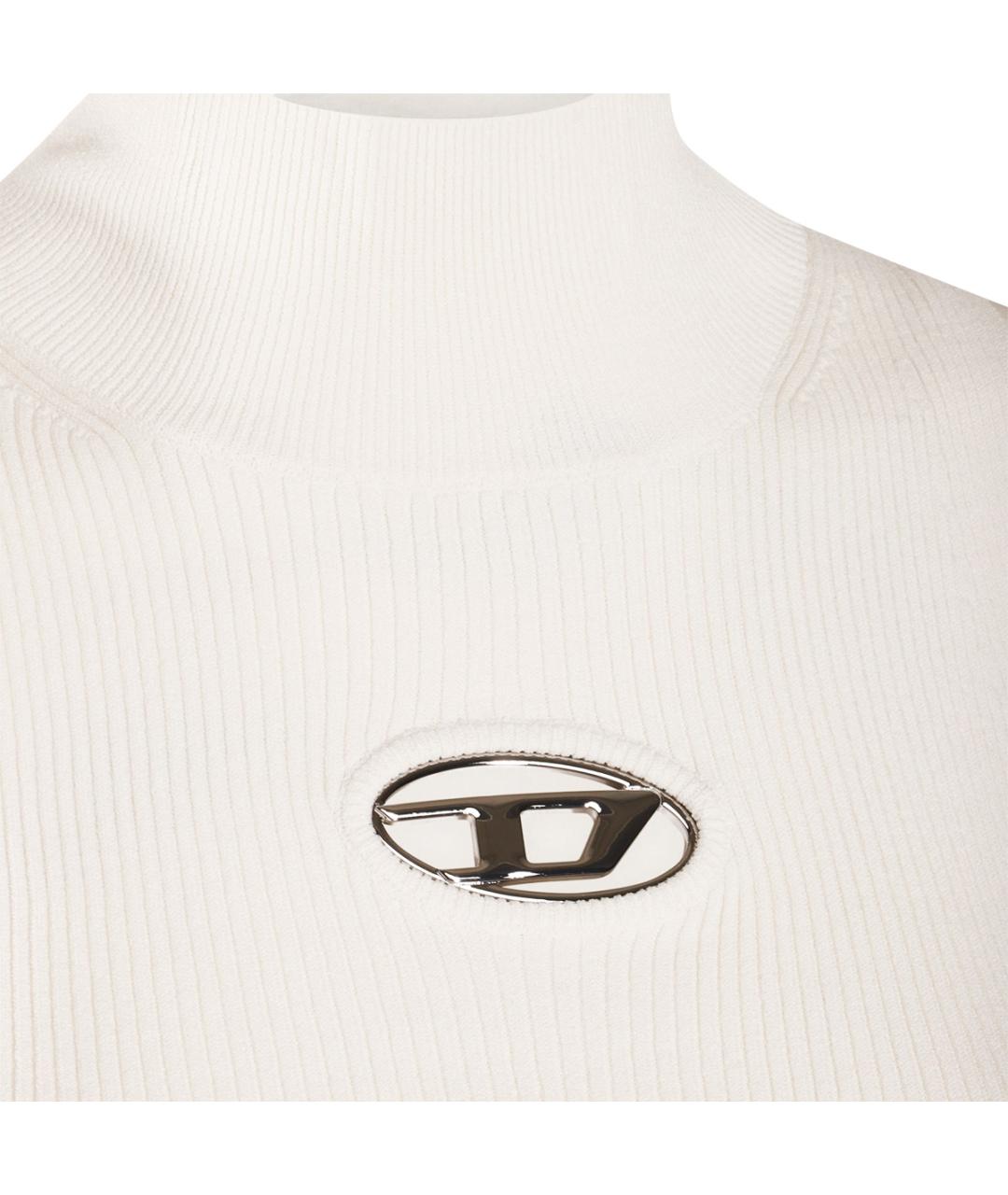 DIESEL Белая вискозная майка, фото 3