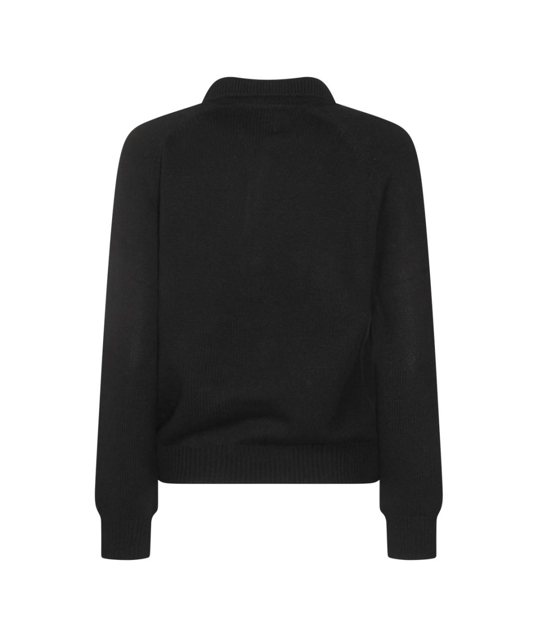 ALLUDE Черный шерстяной джемпер / свитер, фото 2