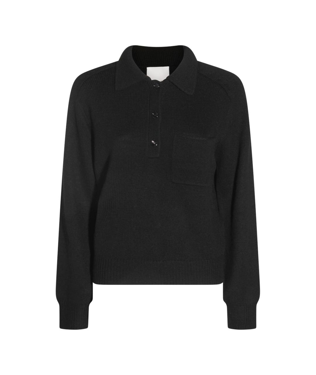 ALLUDE Черный шерстяной джемпер / свитер, фото 1