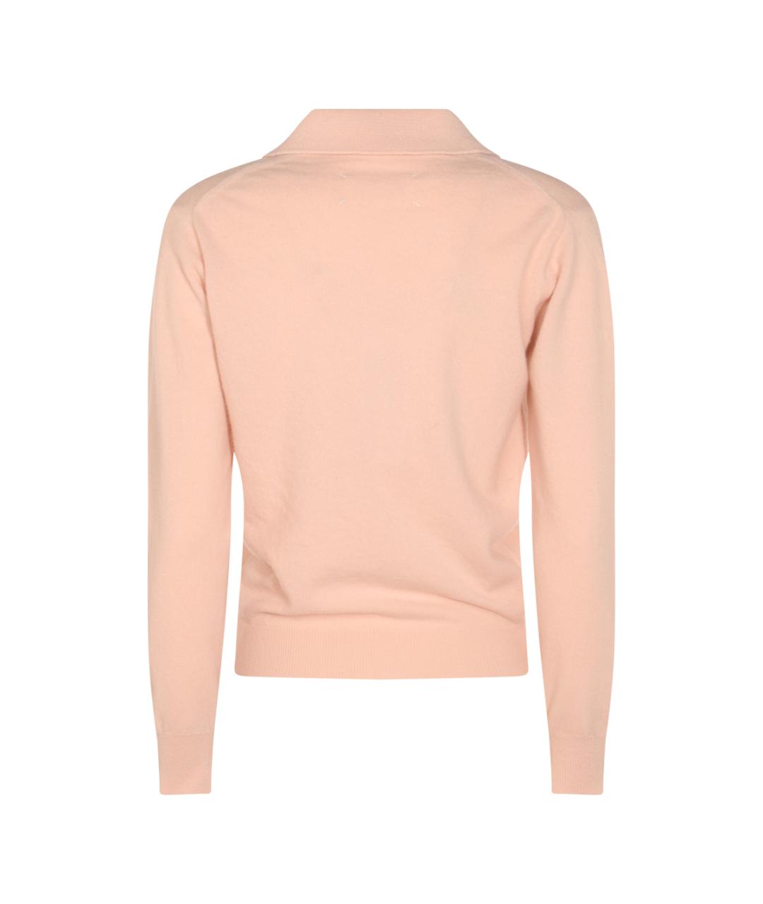 MAISON MARGIELA Розовый хлопковый джемпер / свитер, фото 2