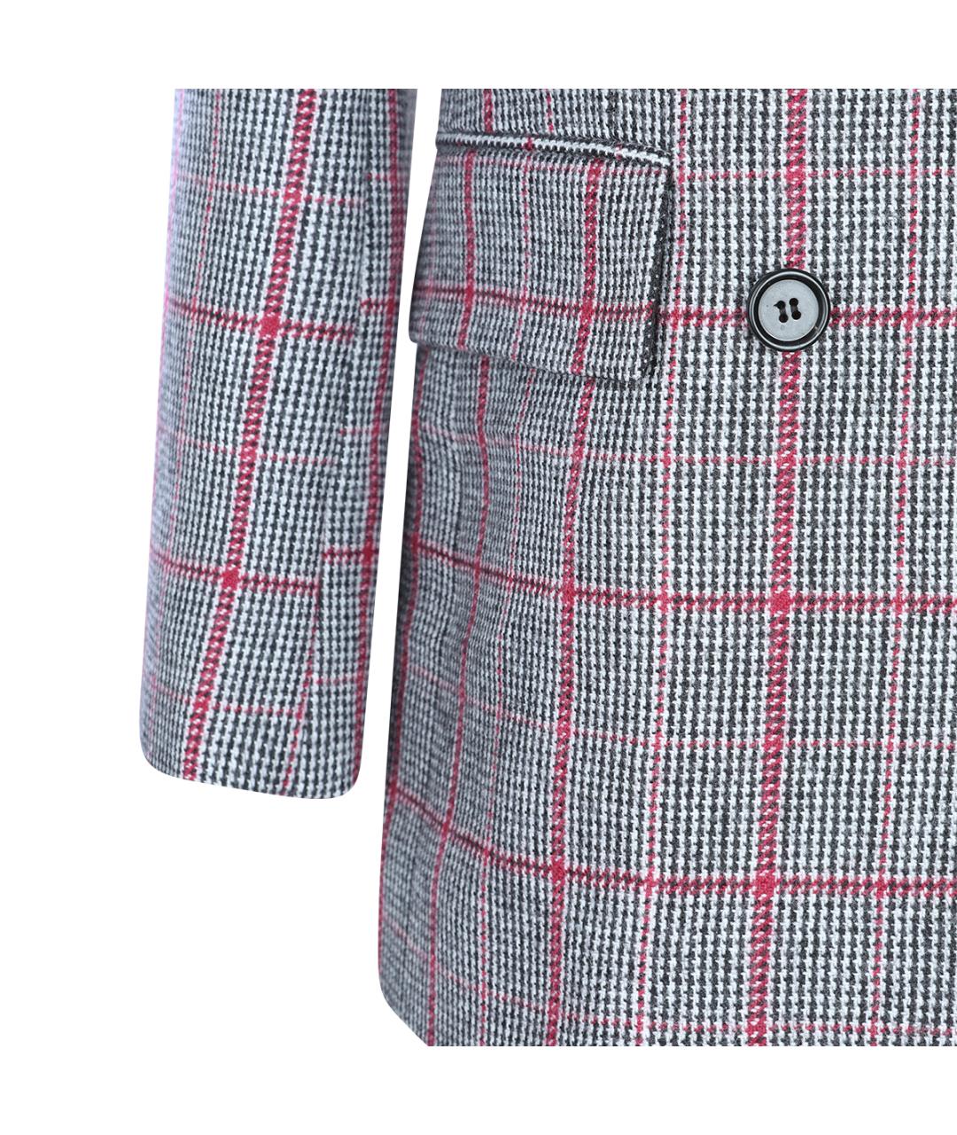 CHLOE Серый шерстяной жакет/пиджак, фото 4