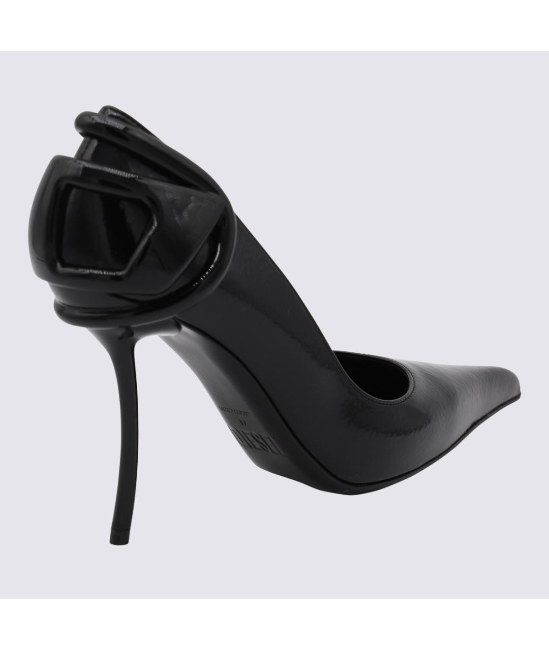 DIESEL Черные кожаные туфли, фото 5